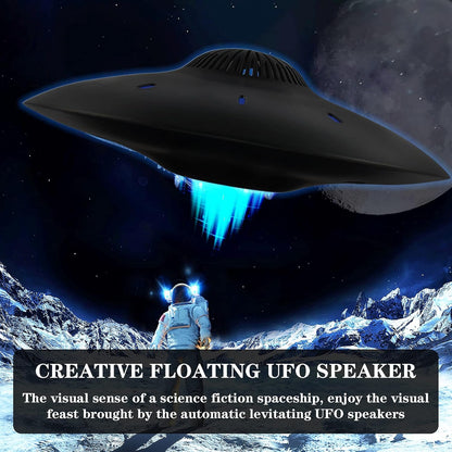 RUIXINDA Magnetic Levitating Bluetooth Speaker, Levitating UFO Speakers with LED Lights, 360 Degree Rotation,Wireless Floating Speakers for Home Office Decor Cool Tech Gadgets,Creative Gifts